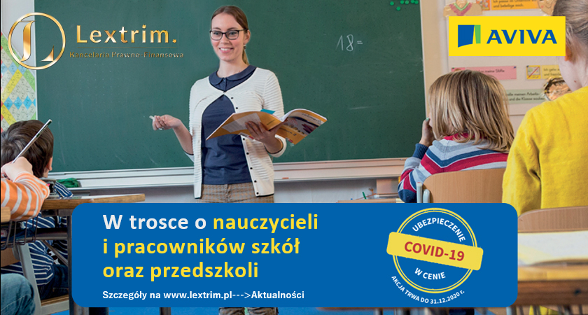 Ochrona od Covid-19 dla nauczycieli i pracowników szkół i przedszkoli 